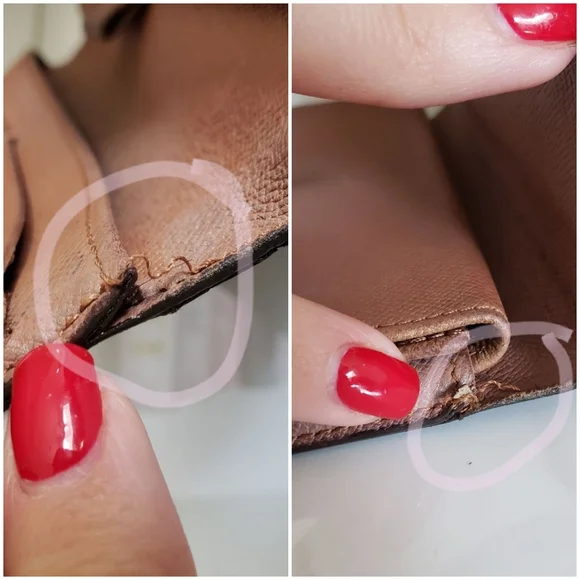 *SOLD* Authentic Pre-owned Vintage Louis Vuitton Tri-fold Long Wallet - Picture 13 of 15